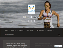 Tablet Screenshot of climbfitness.com